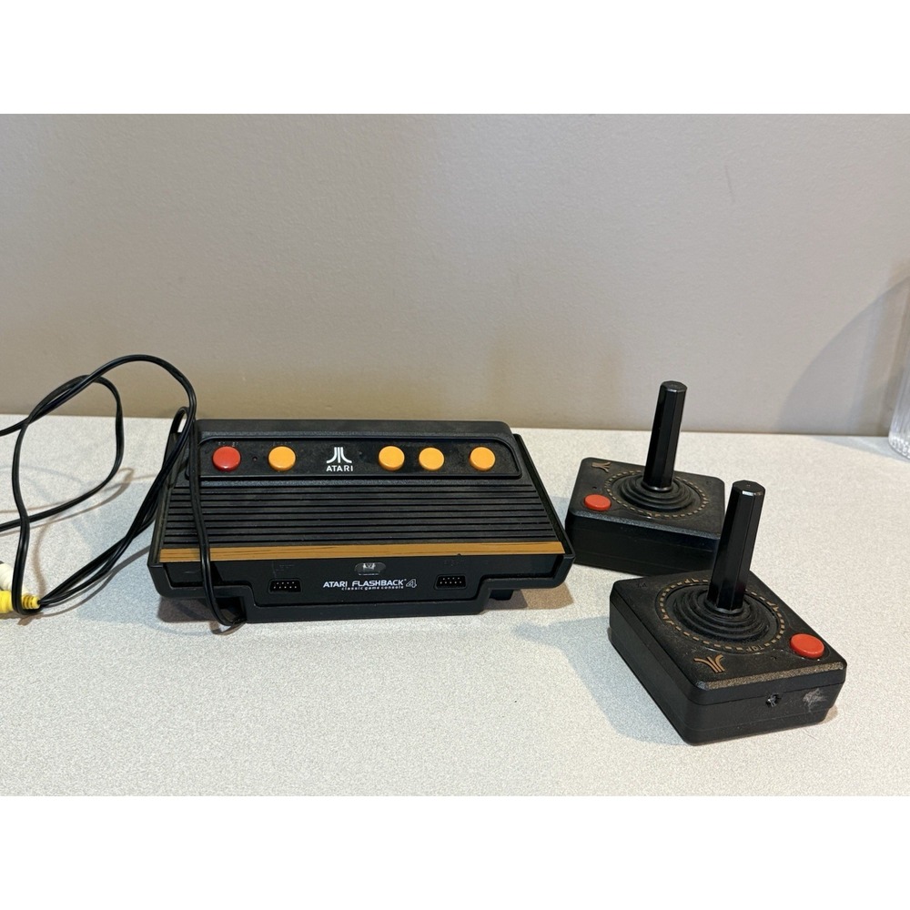 Atari Flashback 4 HDMI Game Consoles Joystick Controllers 09/2012 As Is Not Test
